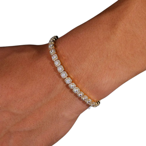 Cluster Tennis Bracelet