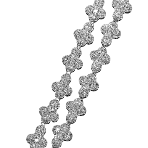 Puffed Cross Bracelet