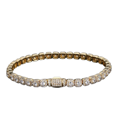 Cluster Tennis Bracelet